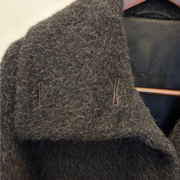 Yell Charcoal Grey boxy 100% alpaca women’s coat. P - Picture 3 of 16
